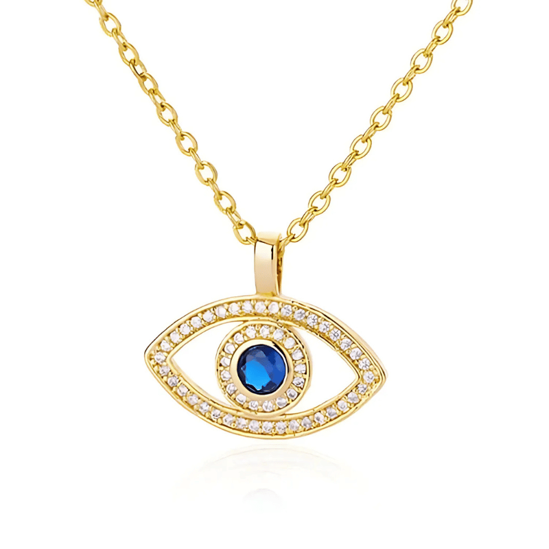 Collier mauvais oeil élégant | Sorcière Moderne
