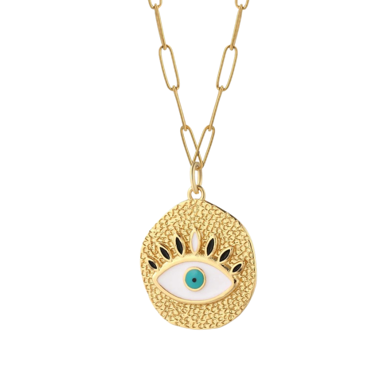 collier-mauvais-oeil-serpent | Sorcière Moderne