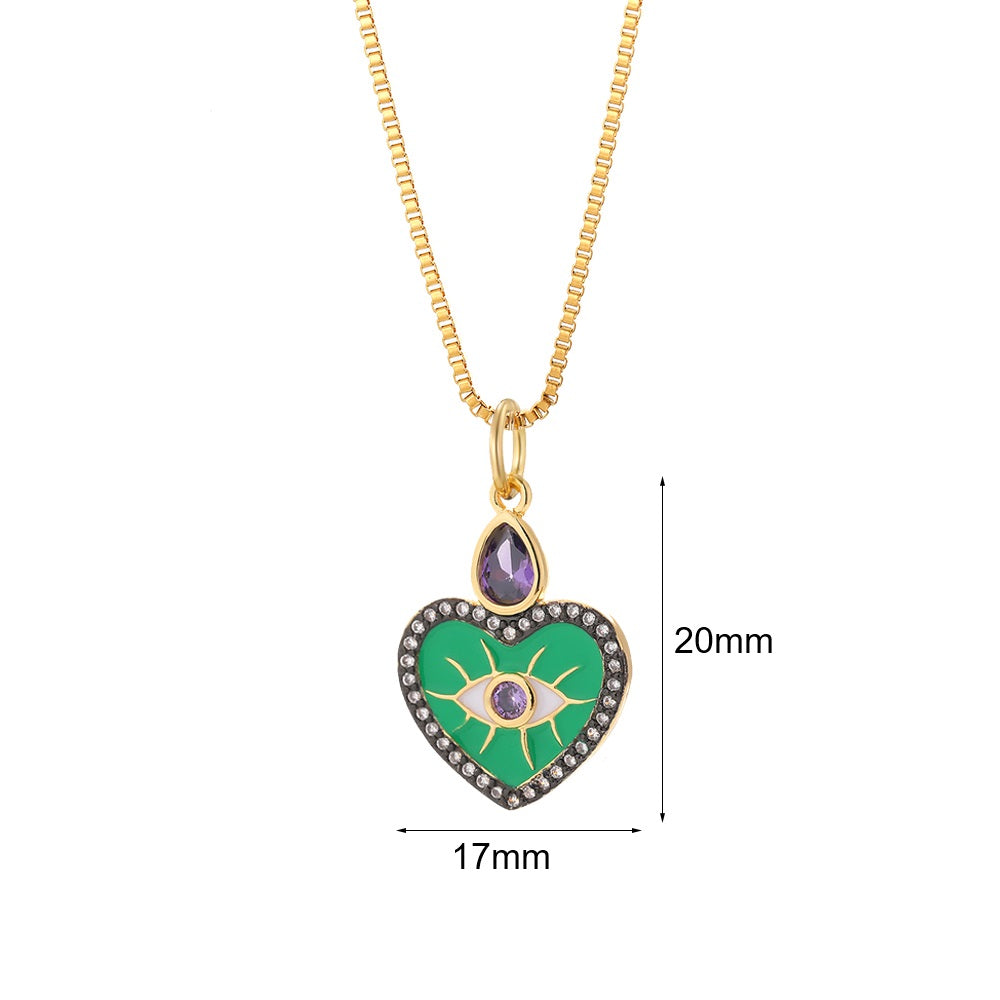 collier mauvais œil sorcière Moderne