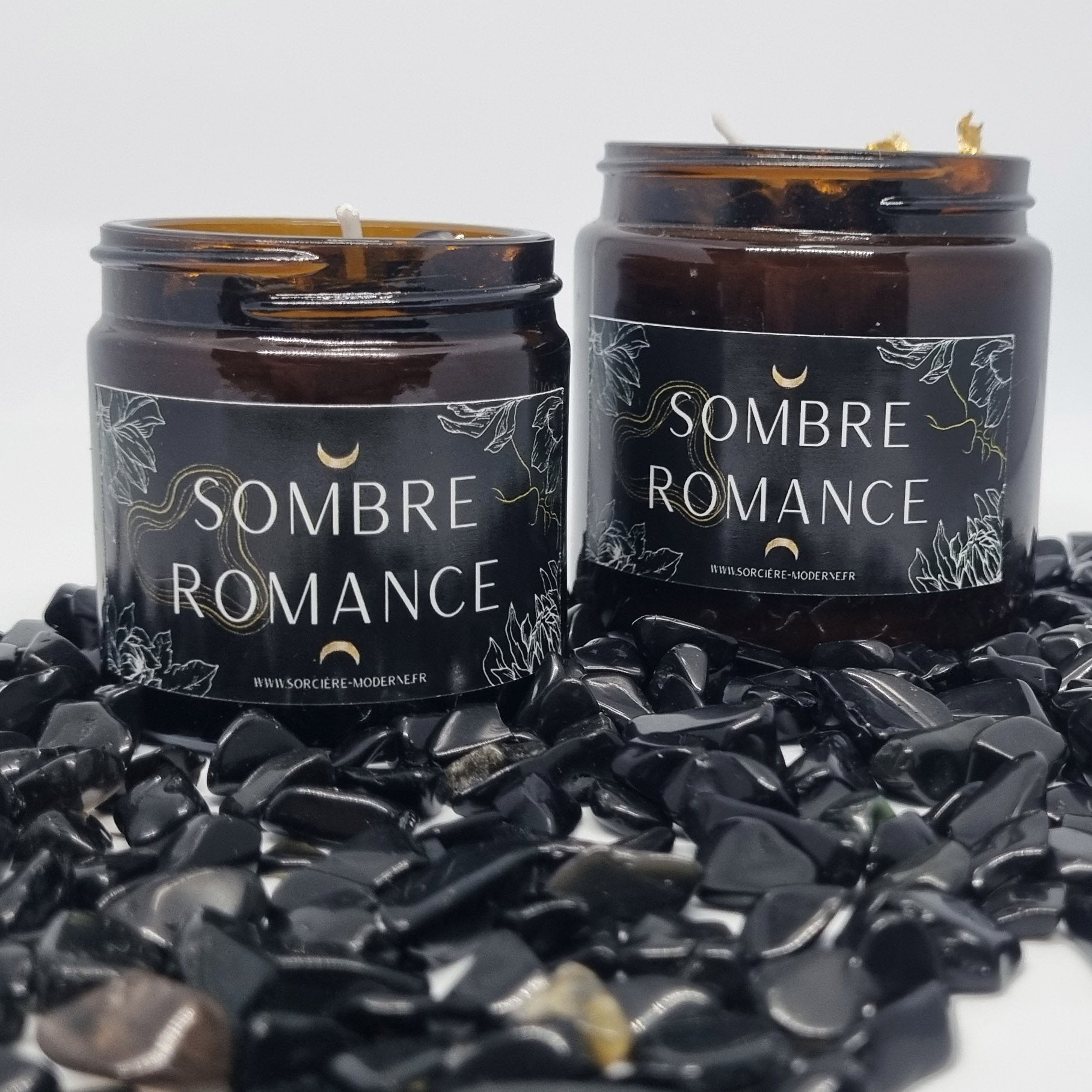 photo bougie sombre romance